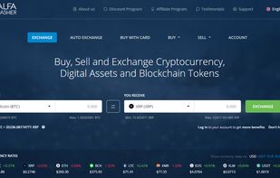 Buy, sell and exchange cryptocurrency instantly with ALFAcashier!