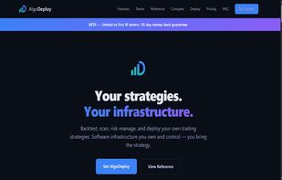 AlgoDeploy screenshot 1