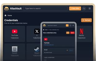 AliasVault screenshot 1