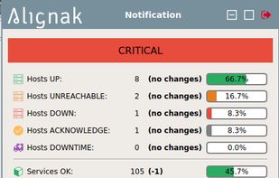Desktop app notification