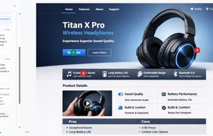 Clients can leave visual comments directly on designs or webpages while discussing feedback in a threaded sidebar.
