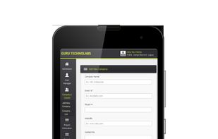 Mobile View :Add New Client