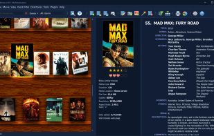 Virtual shelf in the dark theme