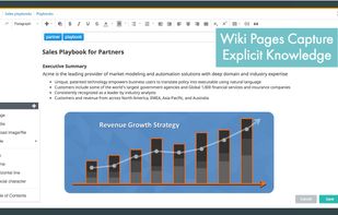 Wiki pages capture explicit knowledge