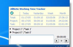Allnetic Working Time Tracker screenshot 2