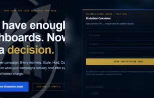 Free distortion calculator on homepage