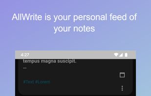 AllWrite - Notepad & Feed screenshot 1