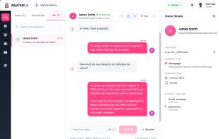 Allychat.ai screenshot 1