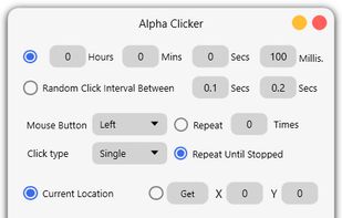 AlphaClicker screenshot 1