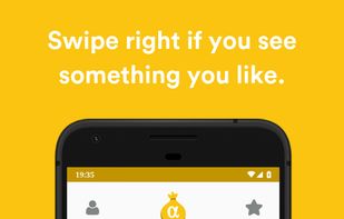 Swipe right if you see something you like.