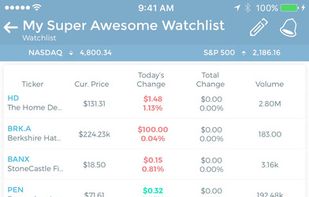 AlphaStreet screenshot 2
