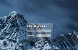 Alpine Linux screenshot 1