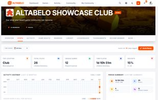 Public club page inside Altabelo