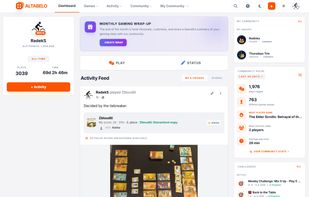 Activity feed