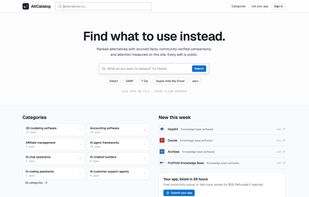 Software alternatives directory
