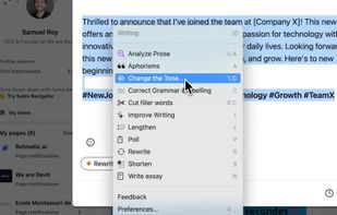 Change your writing style