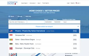 Alternative Airlines screenshot 1