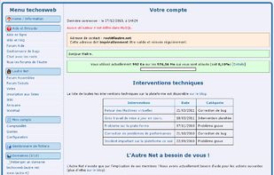 AlternC screenshot 2
