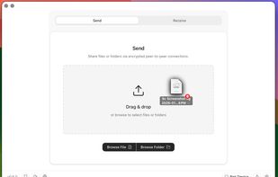 DashBeam (Previously AltSendme) screenshot 1