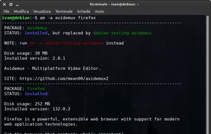 see info about applications from the "AM" database