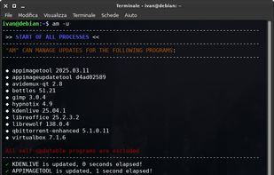 update all, command `am -u`