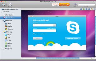 Amac Keylogger screenshot 1