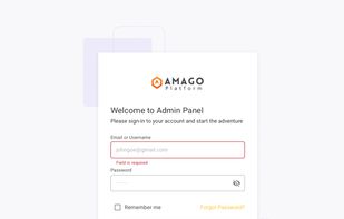 AMAGO Platform screenshot 2