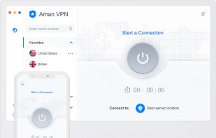 AmanVPN screenshot 1