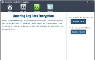 Amazing Any Data Encryption screenshot 1