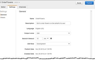 Amazon Lex screenshot 2