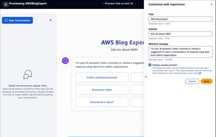 Amazon Q screenshot 2