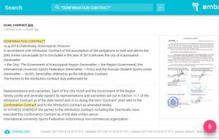 Search throught Scanned Images (OCR functionality)