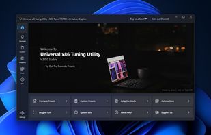Universal x86 Tuning Utility screenshot 1