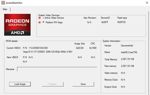 AMDVBFlash / ATI ATIFlash screenshot 1