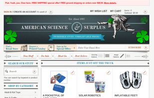 American Science Surplus screenshot 1