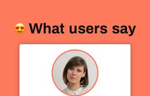 Testimonials by early users