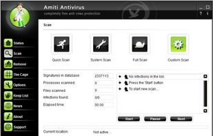 Amiti Antivirus screenshot 1