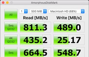 AmorphousDiskMark screenshot 1