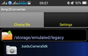 Amp3Converter screenshot 1