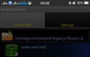 Amp3Converter screenshot 2