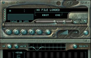 Amp98 running the TopazAmp skin