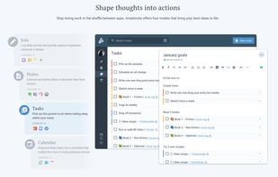Turn your ideas into action using Tasks Mode.
Our task scoring algorithm suggests what to work on next, nested tags lets you zoom in on any project that's important to you right now.