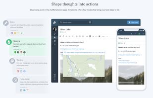 Consolidate your best ideas using Notes Mode.
Notes can be shared for collaboration or published to the web in under 3 clicks.