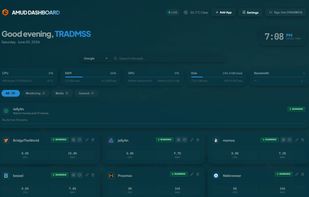 AMUD Dashboard screenshot 3