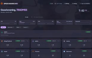 AMUD Dashboard screenshot 1