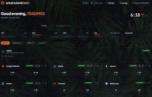 AMUD Dashboard screenshot 1