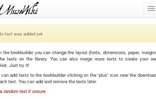 AMuseWiki screenshot 1