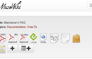 AMuseWiki screenshot 2