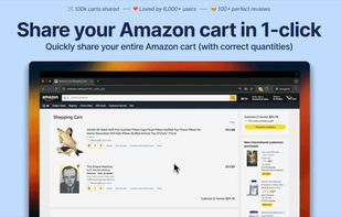(store image 1) Share your Amazon cart in 1-click