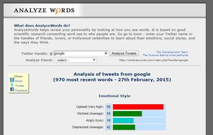 Analyze Words screenshot 1